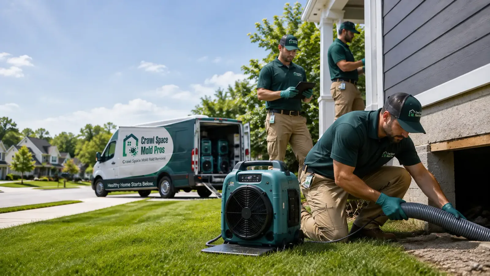 Crawl Space Mold Removal in Weott, CA